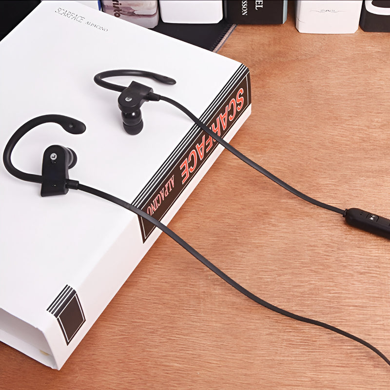 Fone Bluetooth Esportivo à Prova d’Água – Curta seu treino com som potente