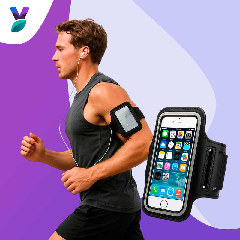 Capa De Braço Suporte Braçadeira Para Celular Resistente a água, Corrida, Academia