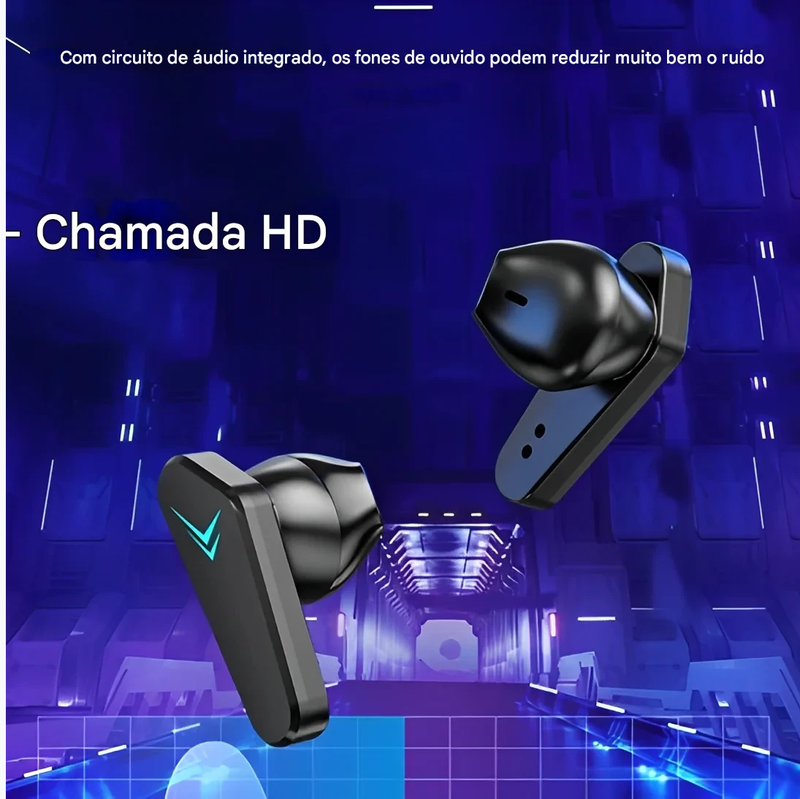 X15 TWS Fones De Ouvido Bluetooth 5.0 Sem Fio Estéreo Surround Atraso Para Jogos Ruído Cancelando Com Microfone