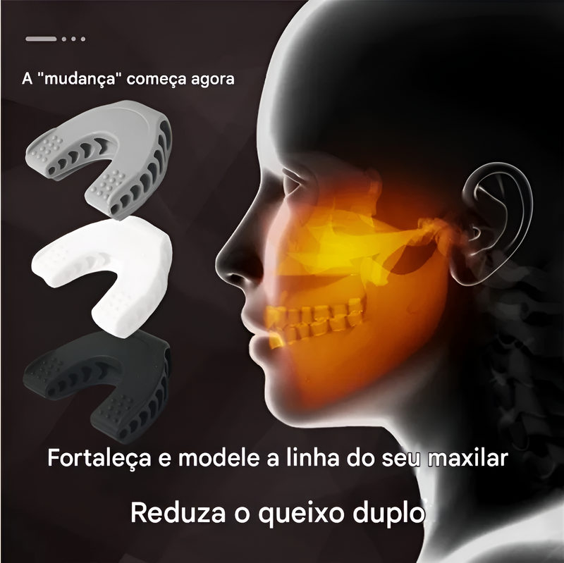 Exercitador Facial de Maxilar – Defina o Maxilar e Fortaleça a Mandíbula Naturalmente